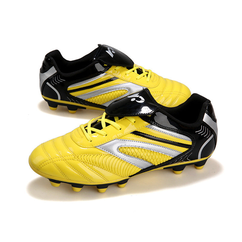 Professional Youth Soccer Cleats AG Spikes Breathable Athletic Training Shoes for Artificial Turf Kids and Adults