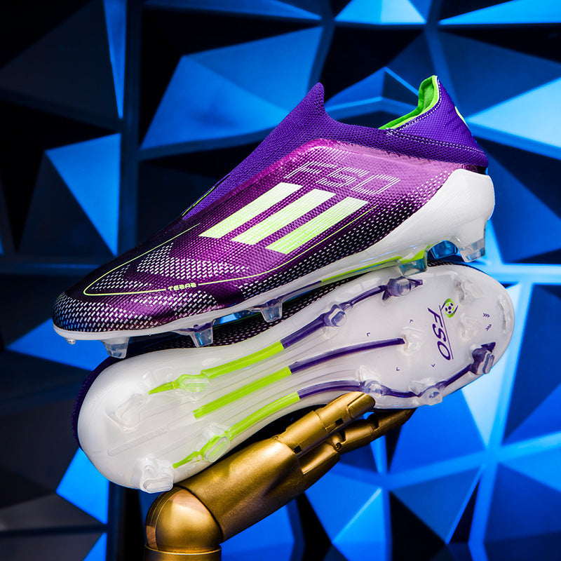 Men Professional Firm Ground Soccer Cleats F50 High Performance Training Shoes