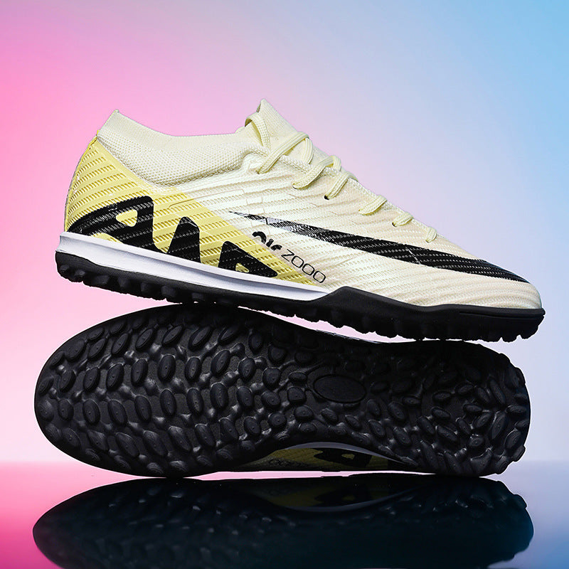 Men High Top Football Cleats Professional Training Soccer Shoes