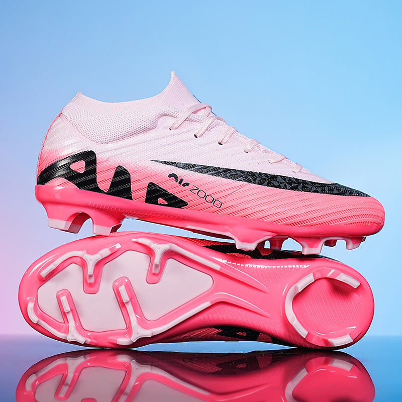 Men Professional High Top Cleats Football Soccer Shoes Training Boots