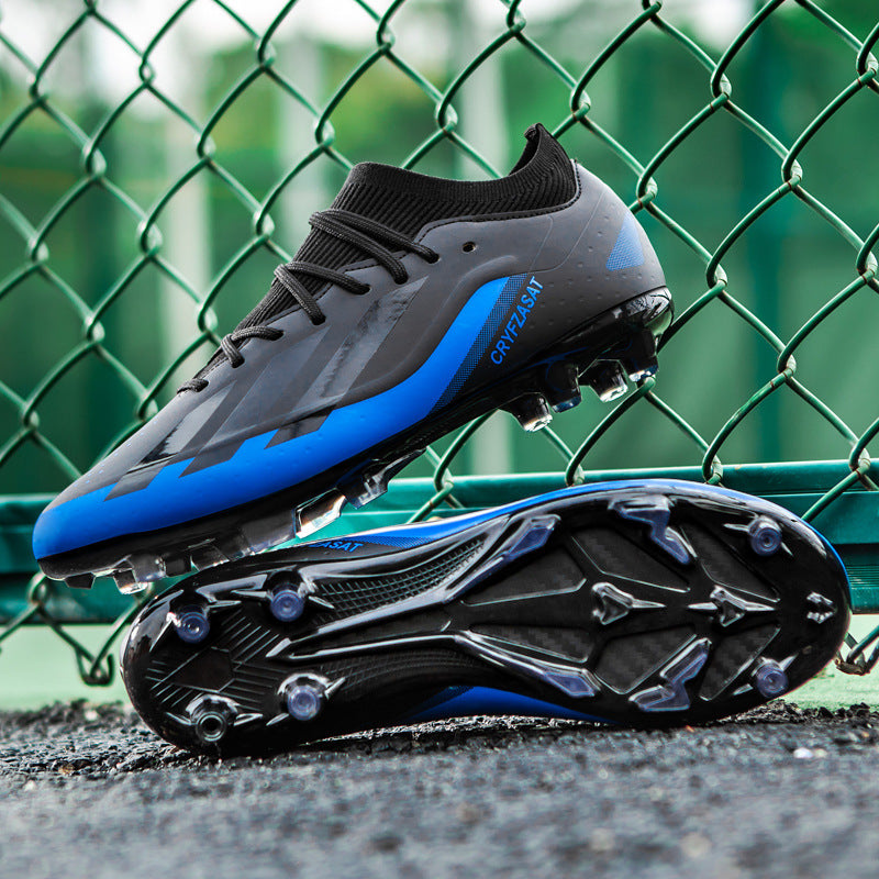 Men Soccer Cleats Professional Firm Ground Turf Soccer Shoes