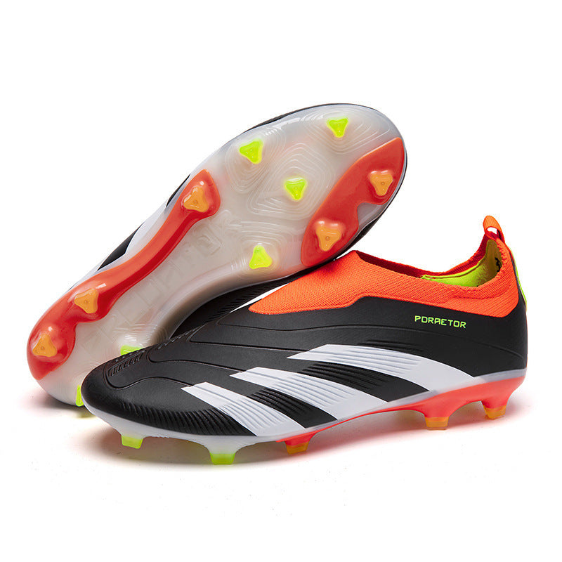 Edition Men Low Top Seamless Flyknit Soccer Cleats Professional Training Football Boots for Youth