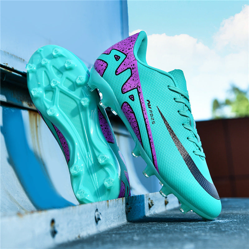 Elite High Top Soccer Cleats for Men and Youth Ankle Support Professional Football Boots Firm Ground FG Turf TF Training Athletic Sneakers