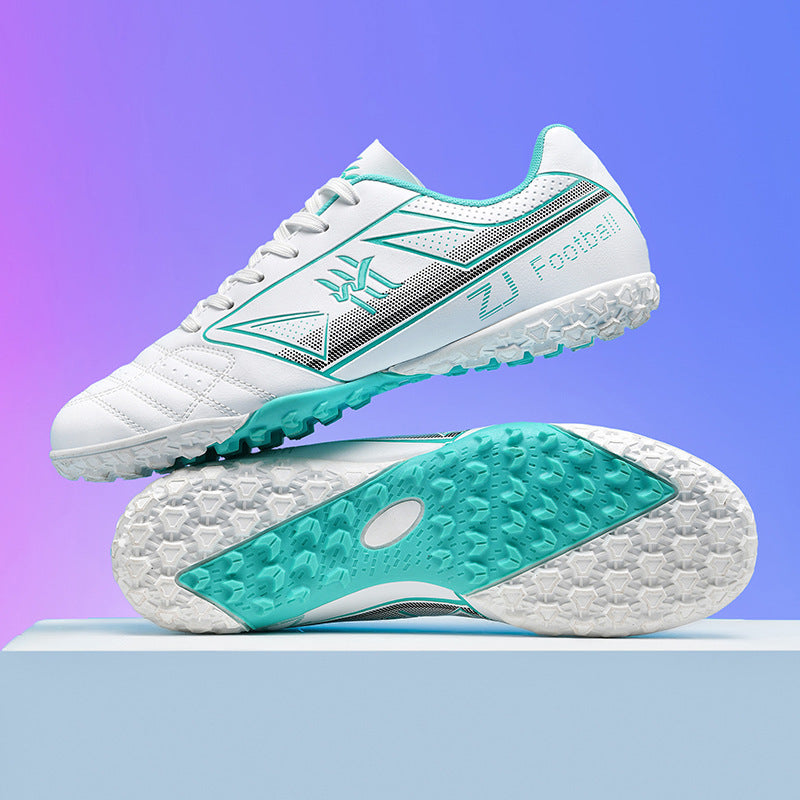 Professional Football Boots for Men Women and Kids High-top Cleats Long Spikes AG TF Turf Training Soccer Shoes