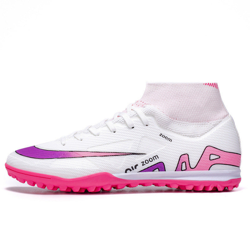 Men Soccer Cleats Professional Training Turf Ground Football Shoes