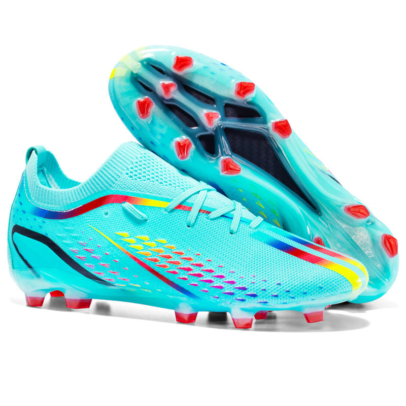 Men Professional Low Top Turf Soccer Cleats Breathable Non Slip Training Football Shoes