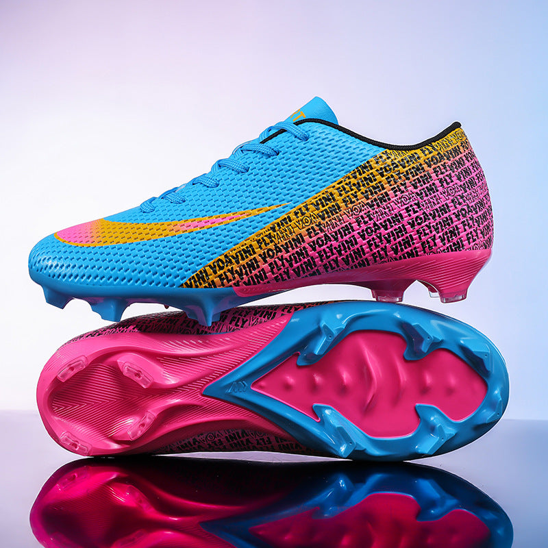Unisex Professional Turf Soccer Cleats Low Top Training Shoes for Youth and Adults