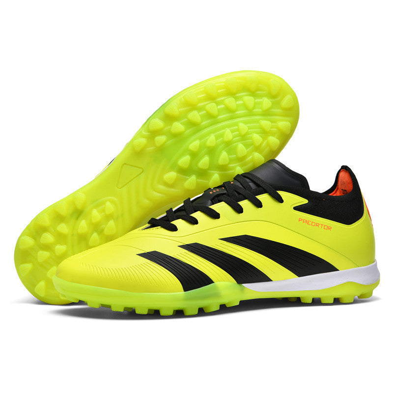 Pro Elite Soccer Cleats Men Professional Athletic Football Boots Seamless AeroKnit Training Shoes Firm Ground Turf Soccer Shoes for Men Teenagers