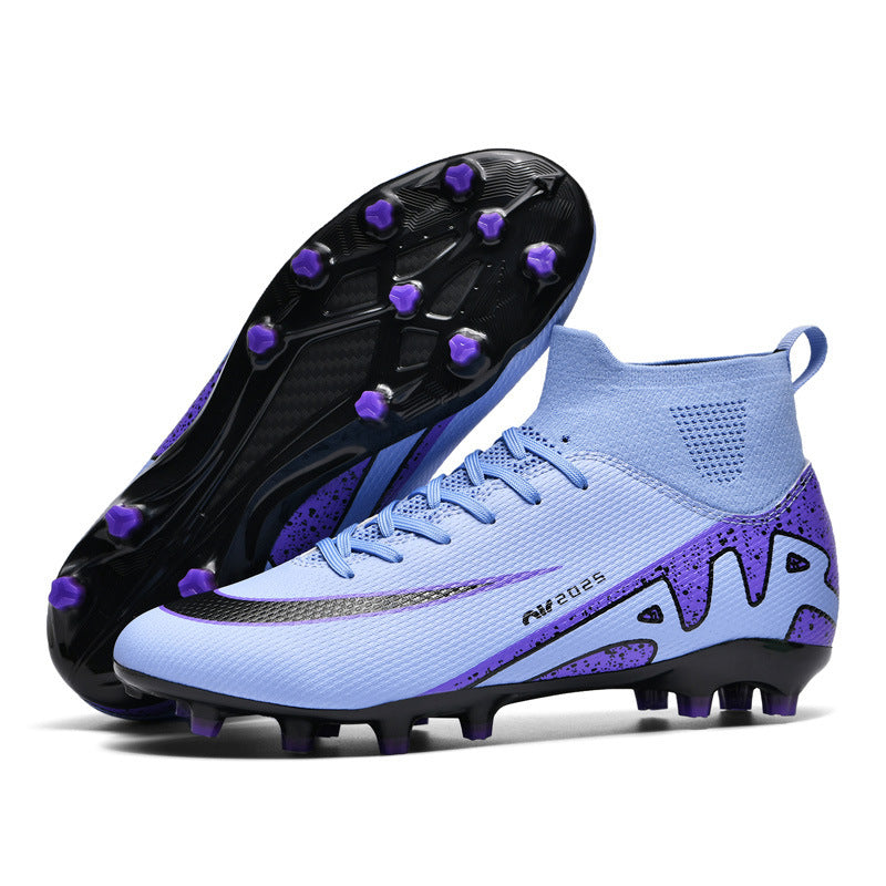 Kids Professional Soccer Cleats Boys Girls Youth Athletic Football Shoes TF AG Spikes for Turf and Grass Training