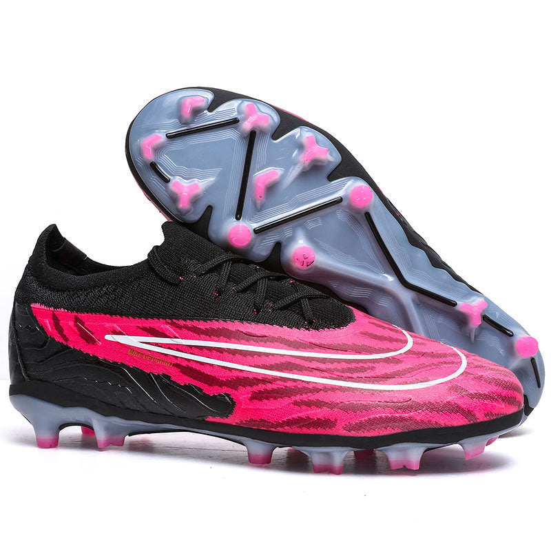 Professional Soccer Cleats Adult Kids AG FG Soccer Boots Breathable Athletic Training Shoes