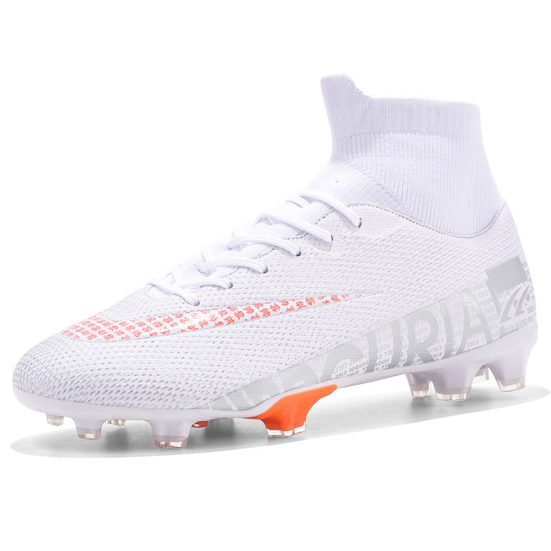 Professional High-Top Soccer Cleats for Men & Youth - Elite Multi-Ground Football Boots with Dynamic Ankle Support