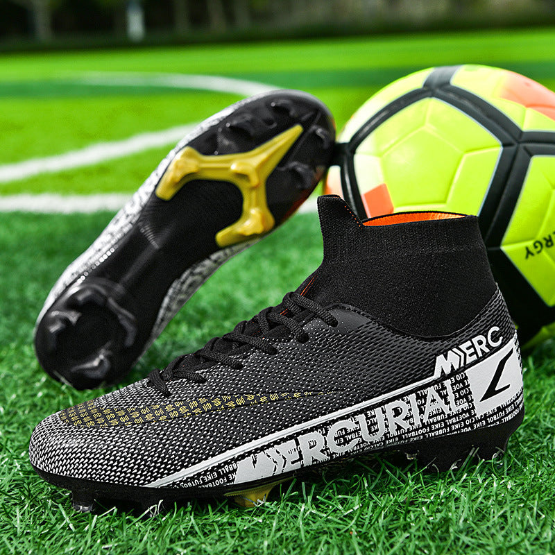 Men Professional Turf Soccer Cleats Youth AG Indoor Competition Training Football Shoes