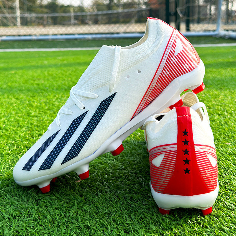 Men's Professional Athletic Soccer Cleats for Outdoor Competition and Training