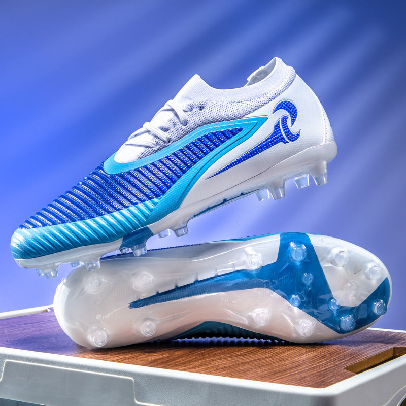 Men Women High Performance Low Top Soccer Cleats Professional Turf Firm Ground Training Shoes