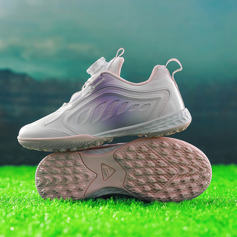 Kids' Professional Soccer Cleats with Quick-Dial Lacing System - Non-Slip Athletic Football Boots for Boys & Girls