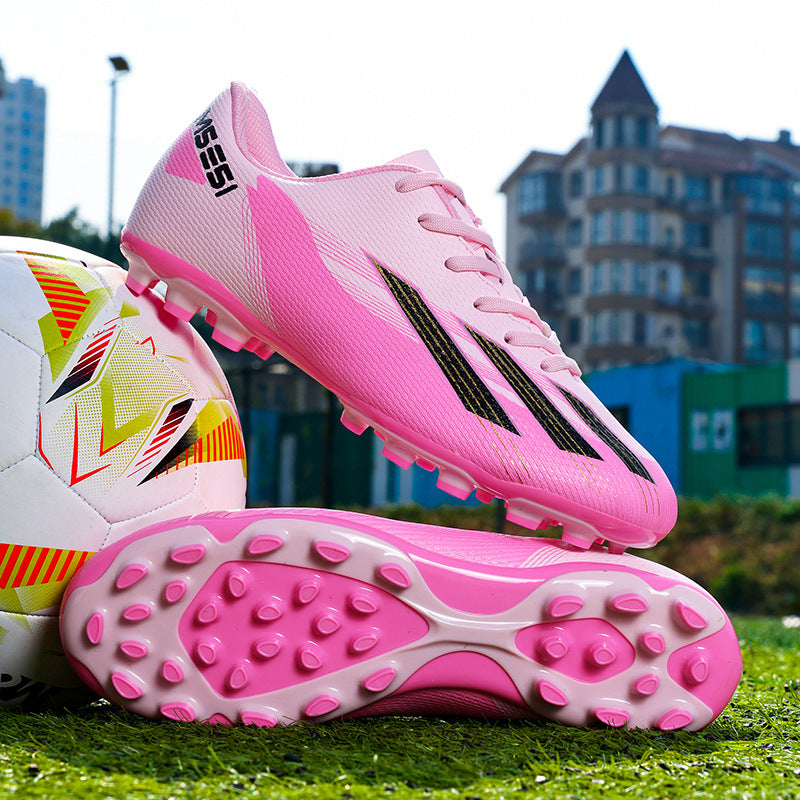 Professional Low Top Soccer Cleats for Adults and Kids AG Cleats Turf Training Shoes